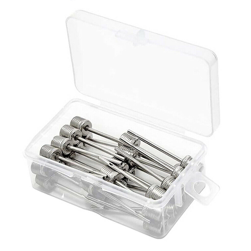 30x Anti-rust Ball Pump Needle Basketball Inflating Pin Adapter 38mm Needles