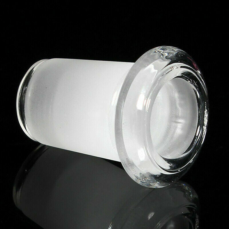 14mm Female to 18mm Male Joint Clear Glass Expander Adapter Connector