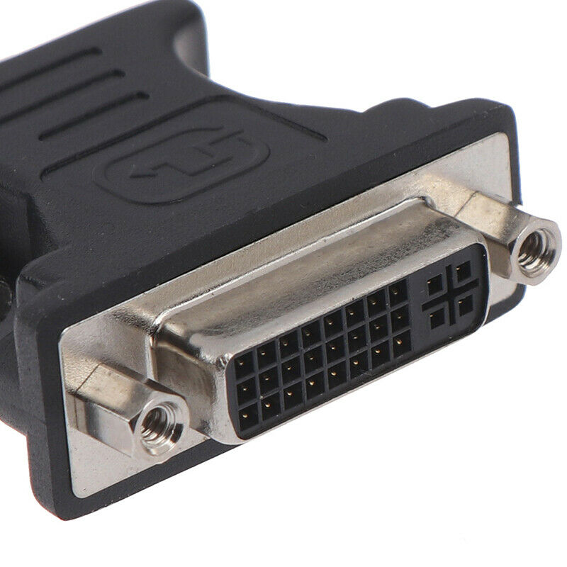24+5Pin DVI Female to 15Pin VGA Male Cable Extender Adapter  For HDTV  a_JCDD