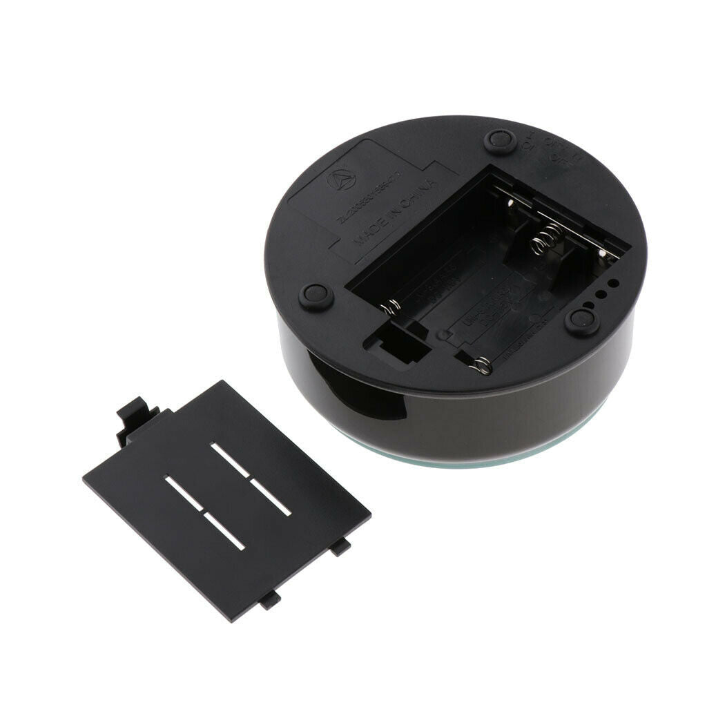 Rotating ABS Display Stands with LED Light for Retailer Watch Show Black
