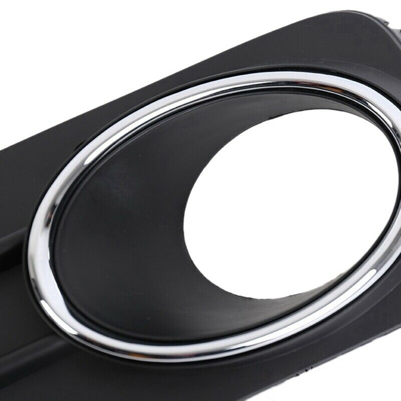 4X(Car Chromed  Front Lower Bumper Fog Light Grille Cover for  2010-2012 F2E1)