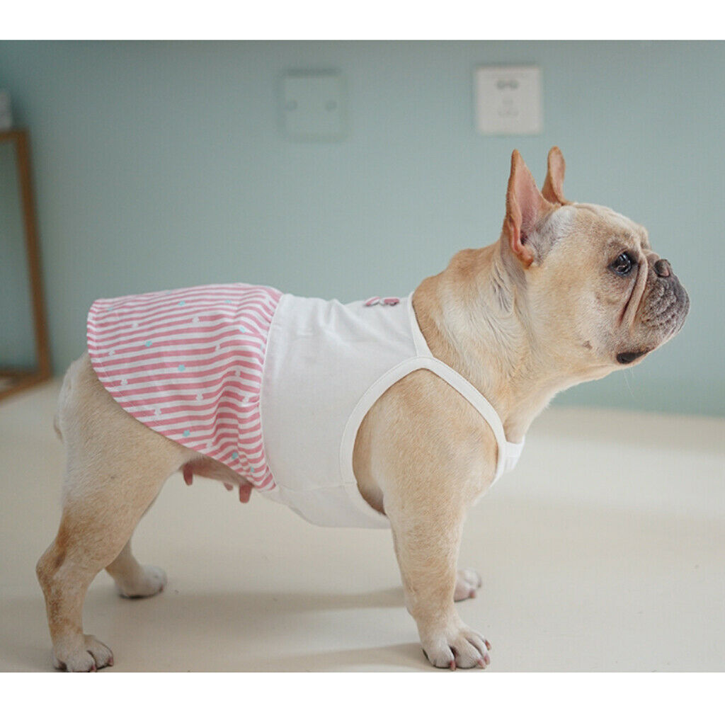 Pet Dresses Perfect Princess Clothes For Puppy Dogs Apparels Dot Dress Pink