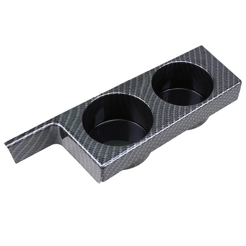 For BMW 5-Series E39 4-Door 1996-2003 Carbon Black Cup Drink Bottle Holders