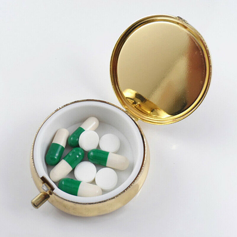 Metal Pill boxes Medicine Organizer Container Medicine Case  Pill  Candy .l8