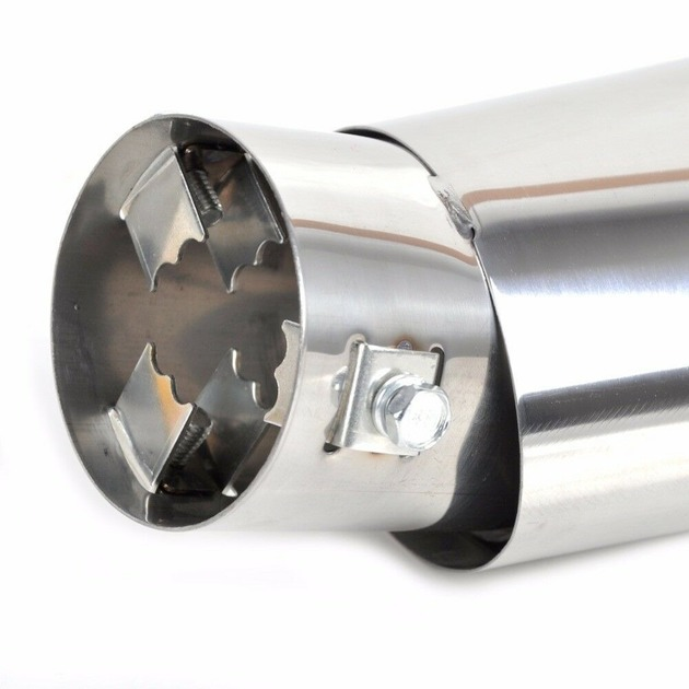Vehicle Car 60mm Exhaust Tip Tail Pipe Muffler Stainless Steel Anti-corrosive