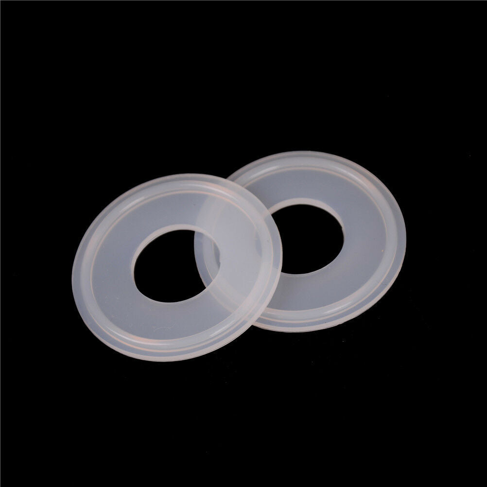 10Pcs 1" Sanitary   Clamp Silicon Gasket Fits 50.5mm OD Type Ferrule Flange JCDD