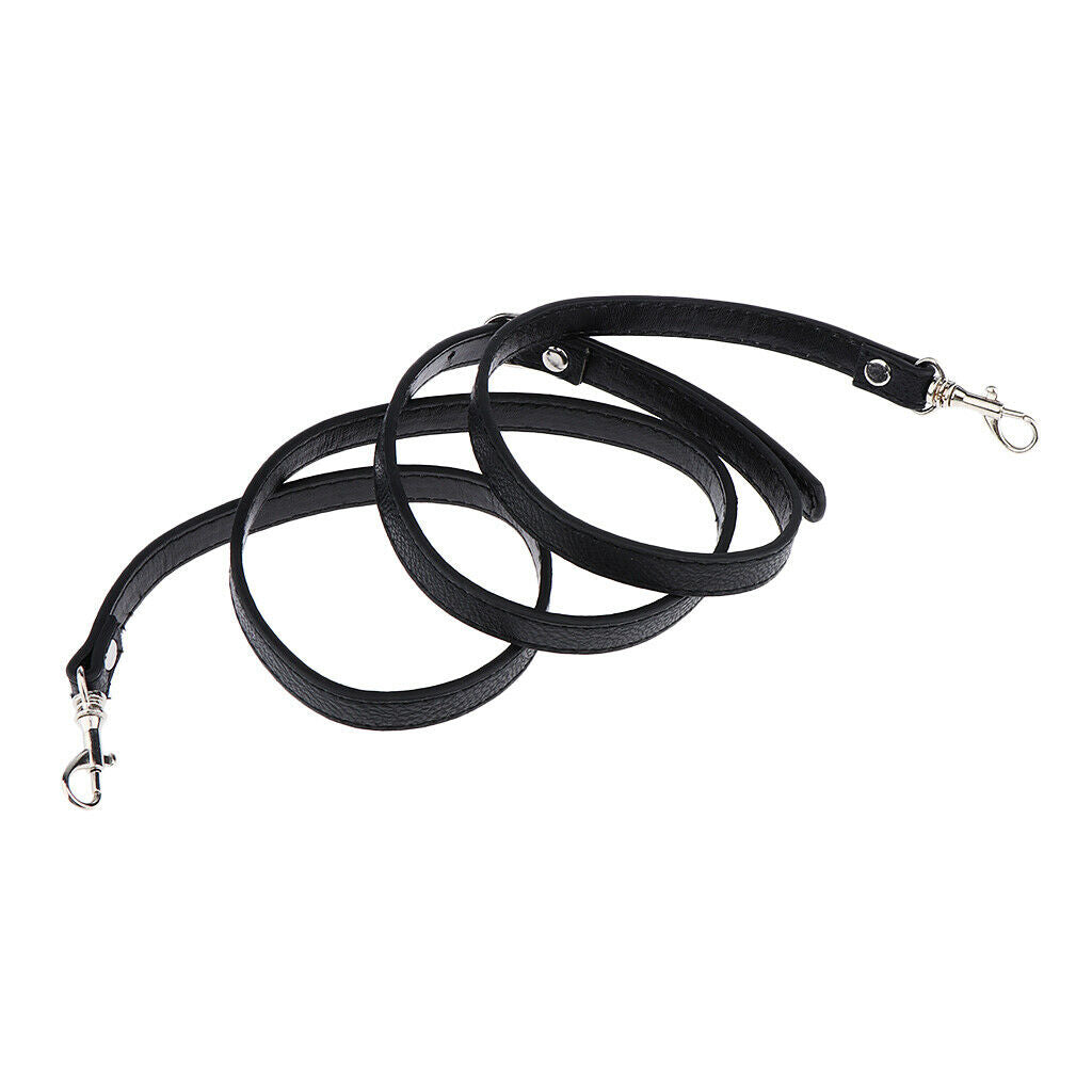 2pcs Adjustable Leather Shoulder Bag Strap Belt Replacement Lobster Clasp