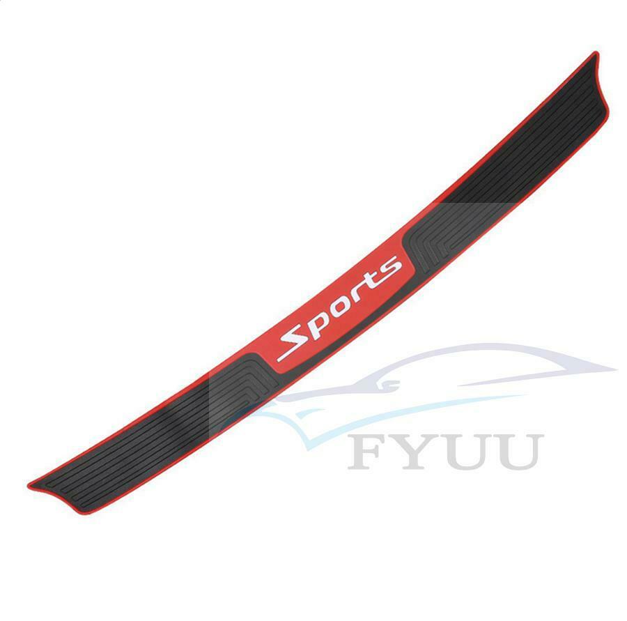 1x Rubber Car Rear Guard Bumper Scratch Protector Non-slip Pad Cover Universal