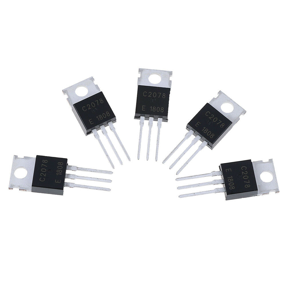 5Pcs RF/VHF/UHF transistor TO-220 2SC2078 C2078 L WF