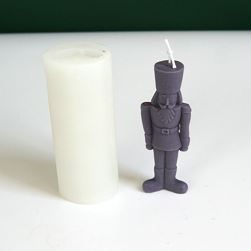 1Pcs King Candle Mold Aromatherapy Candle Making DIY Human-shaped Silicone M DF