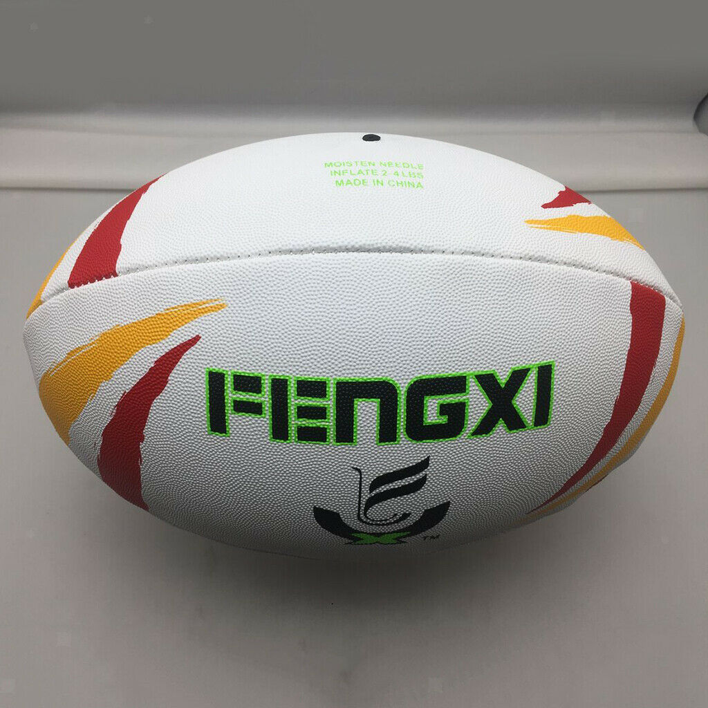 Portable Rugby Football Training Ball Inflatable for Outdoor Safe Play 60cm