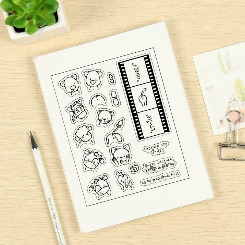 Animal Transparent Silicone Stamp Scrapbook DIY Printing Mould Stamp