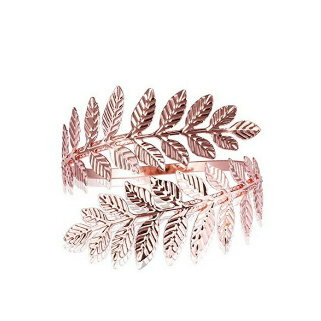 3pcs Swirl Leaf Shape Upper Arm Cuff Armlet Armband Bangle Bracelet