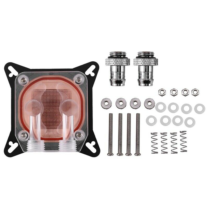 Gpu Water Block Cooling Double Channel Of Copper Column Video Image Card WaterI2