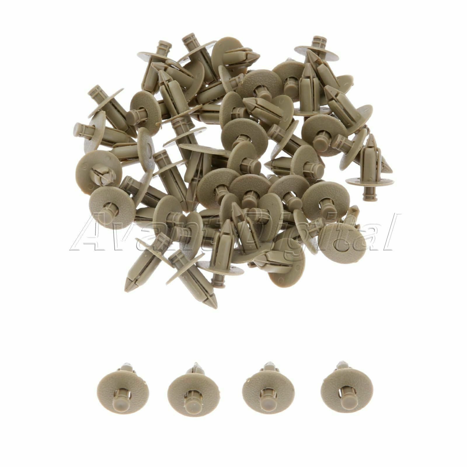 50x Plastic Clips Fastener Fit For Volvo C70 1997-2005 S60 2000-2010 S60 I 05-10