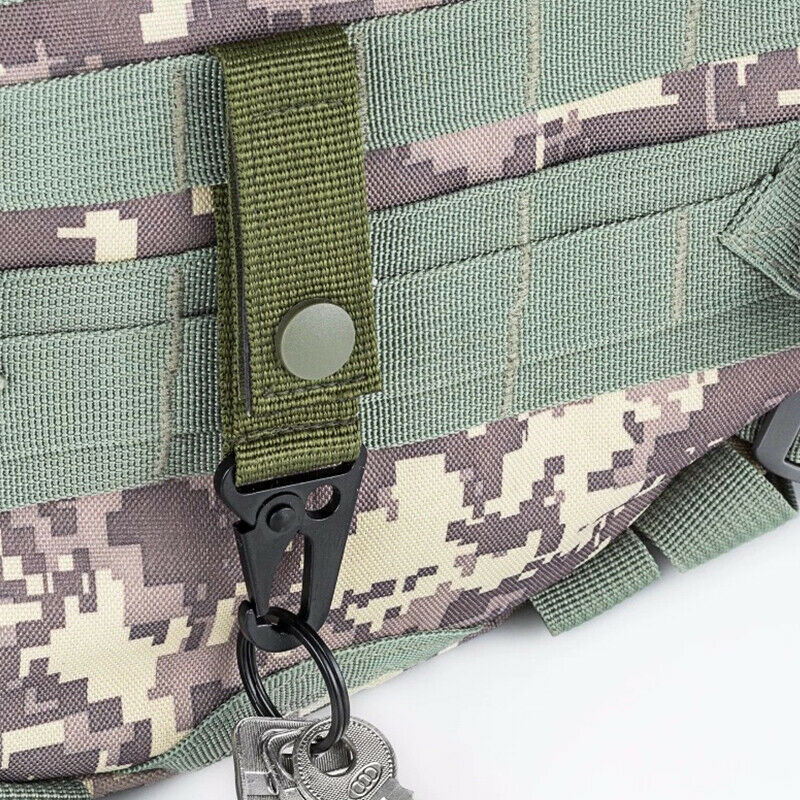 bushcraft Carabiner High Strength Nylon Key Hook MOLLE WebbingFCA