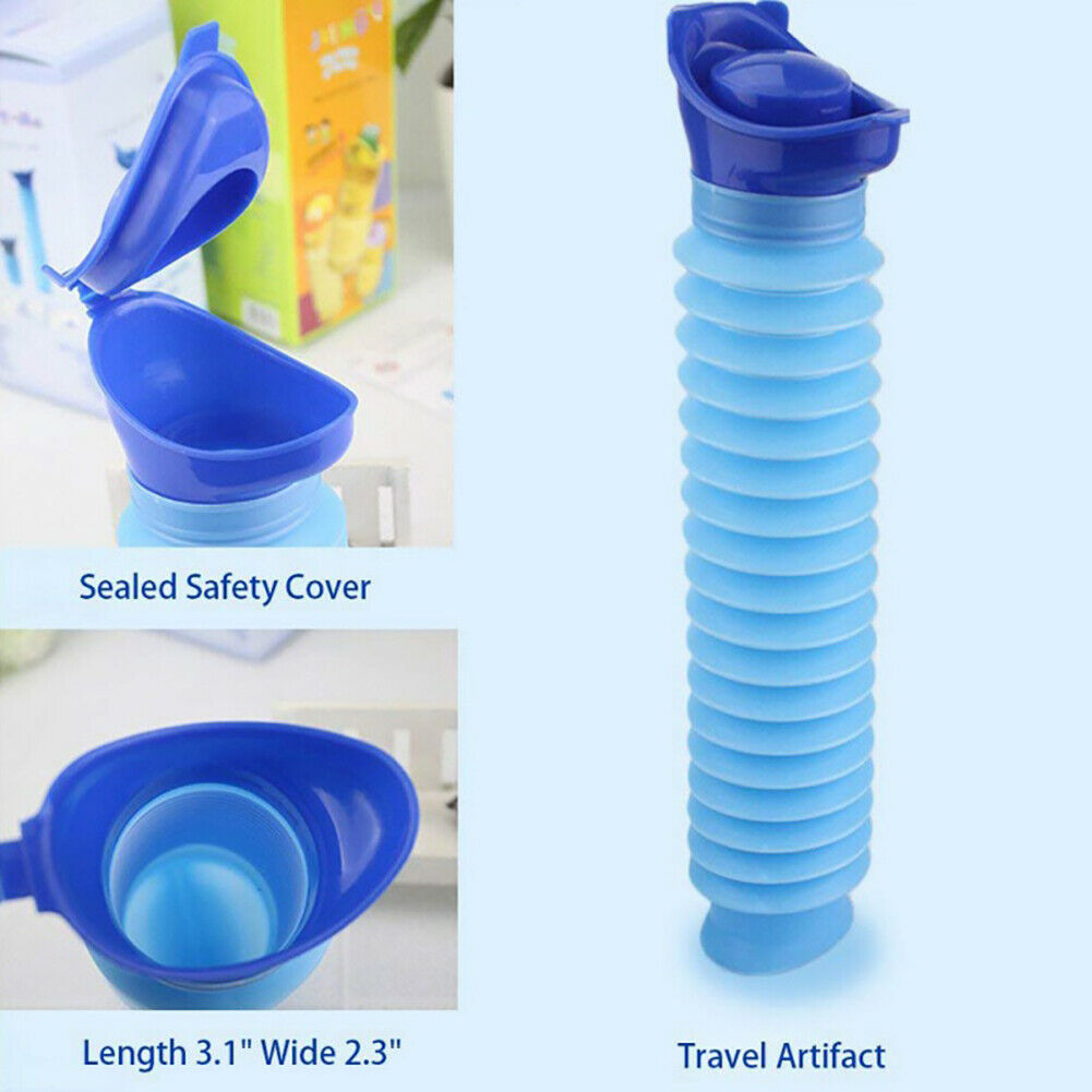 Emergency Urinal Shrinkable Unisex Portable Outdoor Pee Urine Bottle Reusable