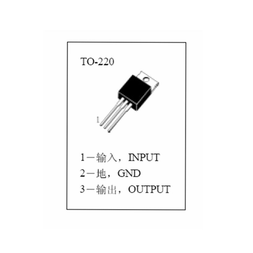 10pcs L7809 Three-terminal Stabilized IC 9V 1.5A TO-220 Voltage Regulator