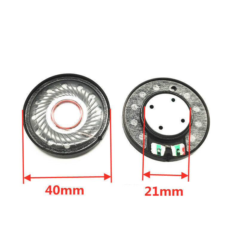 2pcs Headphone Speaker Driver 32Ohm Speaker Repair Parts Earphone Loundsp.l8