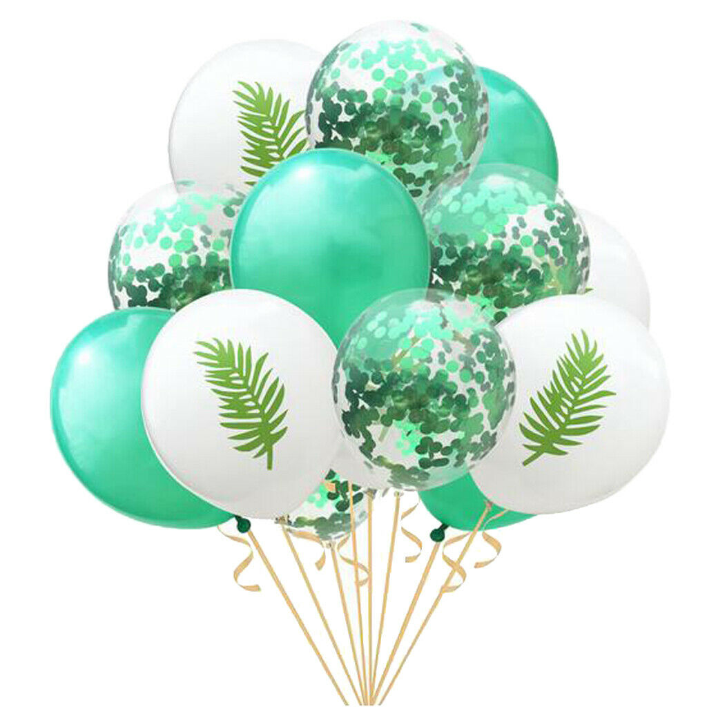 15 Pieces Latex Balloons with confetti Wedding Birthday Party Decorations 2
