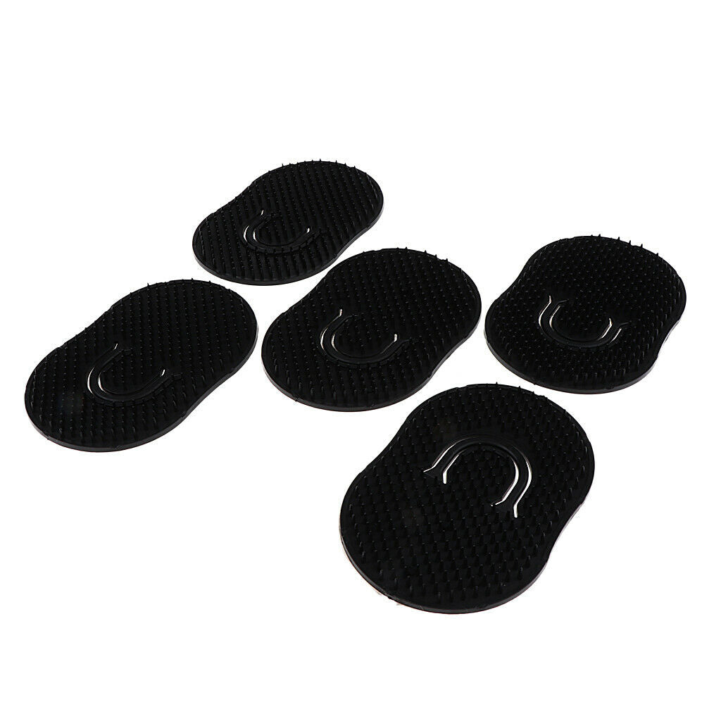 5 Pieces Pocket Palm Hair Brushes, Shampoo Beard Combs, for Short Hair Pet Cat,