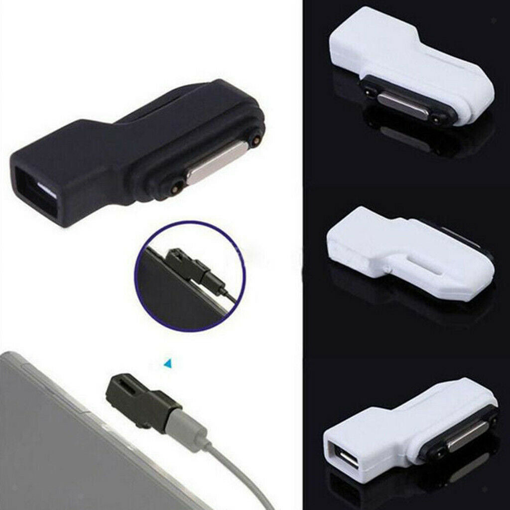 2 X Micro USB To Magnetic Charger Adapter Converter For Sony   Z1 Z2 Z3