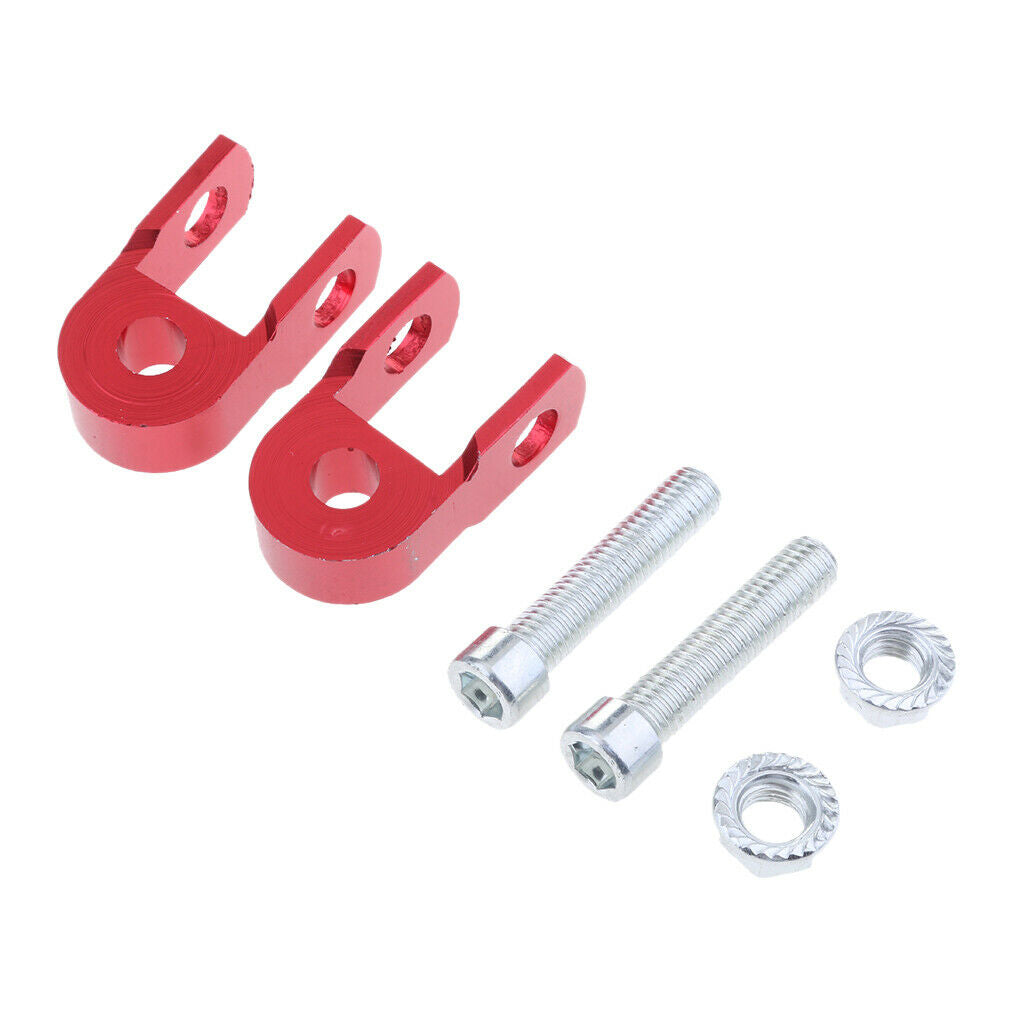 Height Extension Shock Absorber Motorbike Jack Up Riser Suspension Red