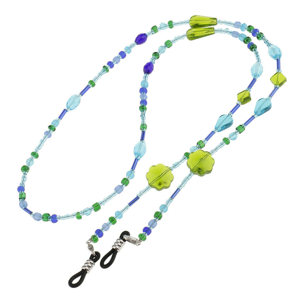 3pcs Eyeglass Sunglasses Cord Holder Necklace Neck Strap Chain Retainers