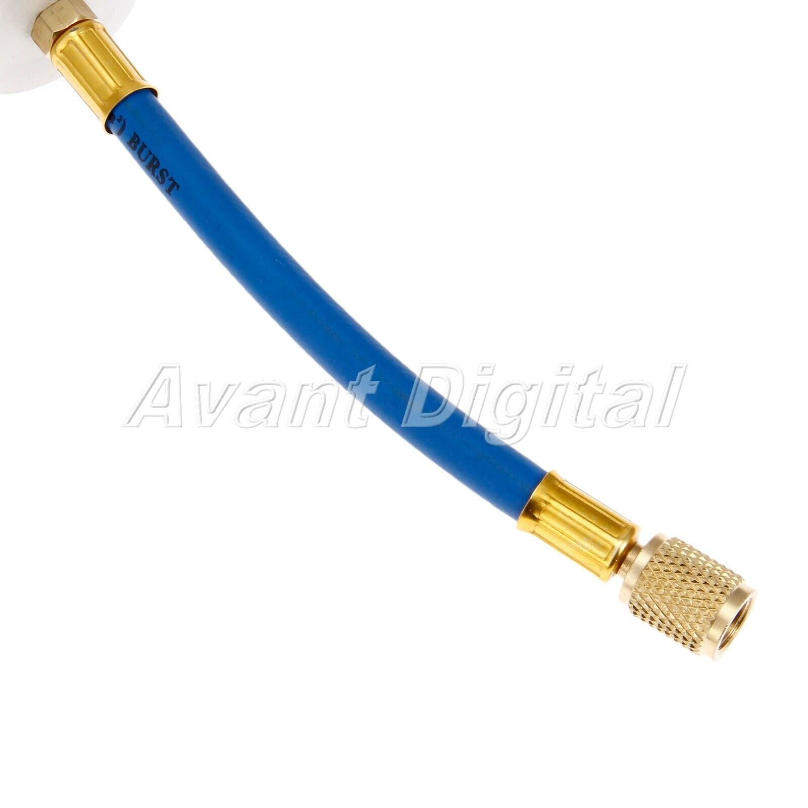 Aluminum alloy UV06BLUE-14 R12 Oil Injector 1/4" SAE Male x 1/4" SAE Female Hot