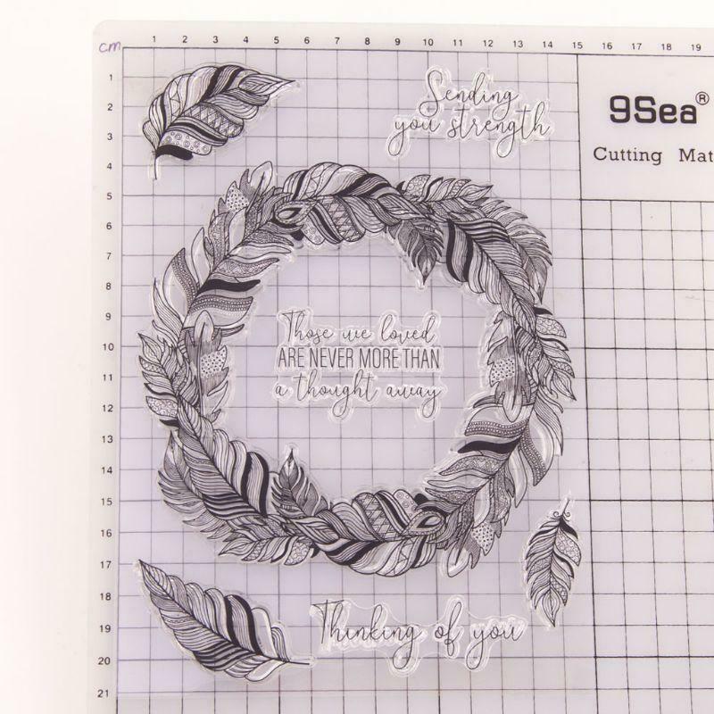 Wreath Silicone Clear Seal Stamp DIY Scrapbooking Embossing Photo Album Decor
