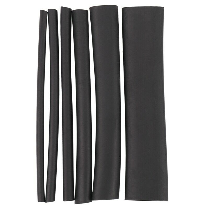 130 pcs 3: 1 Dual Wall Adhesive Heat Shrink Tubing kit, 6 Sizes(DIA): 1/2, 3/8K2