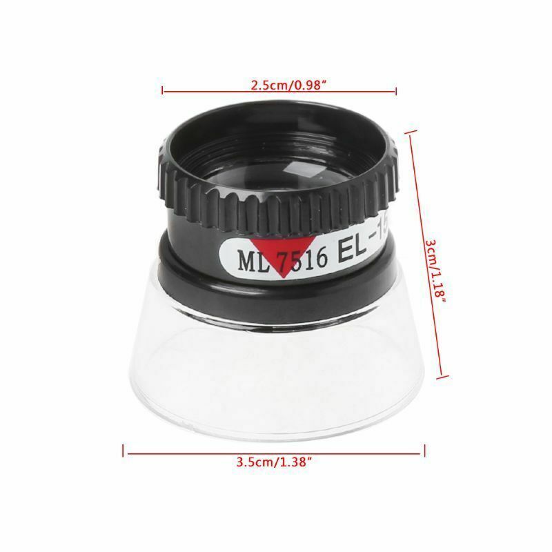 Useful 15X Monocular Magnifying Glass Loupe Lens Eye Magnifier Jeweler Tool New
