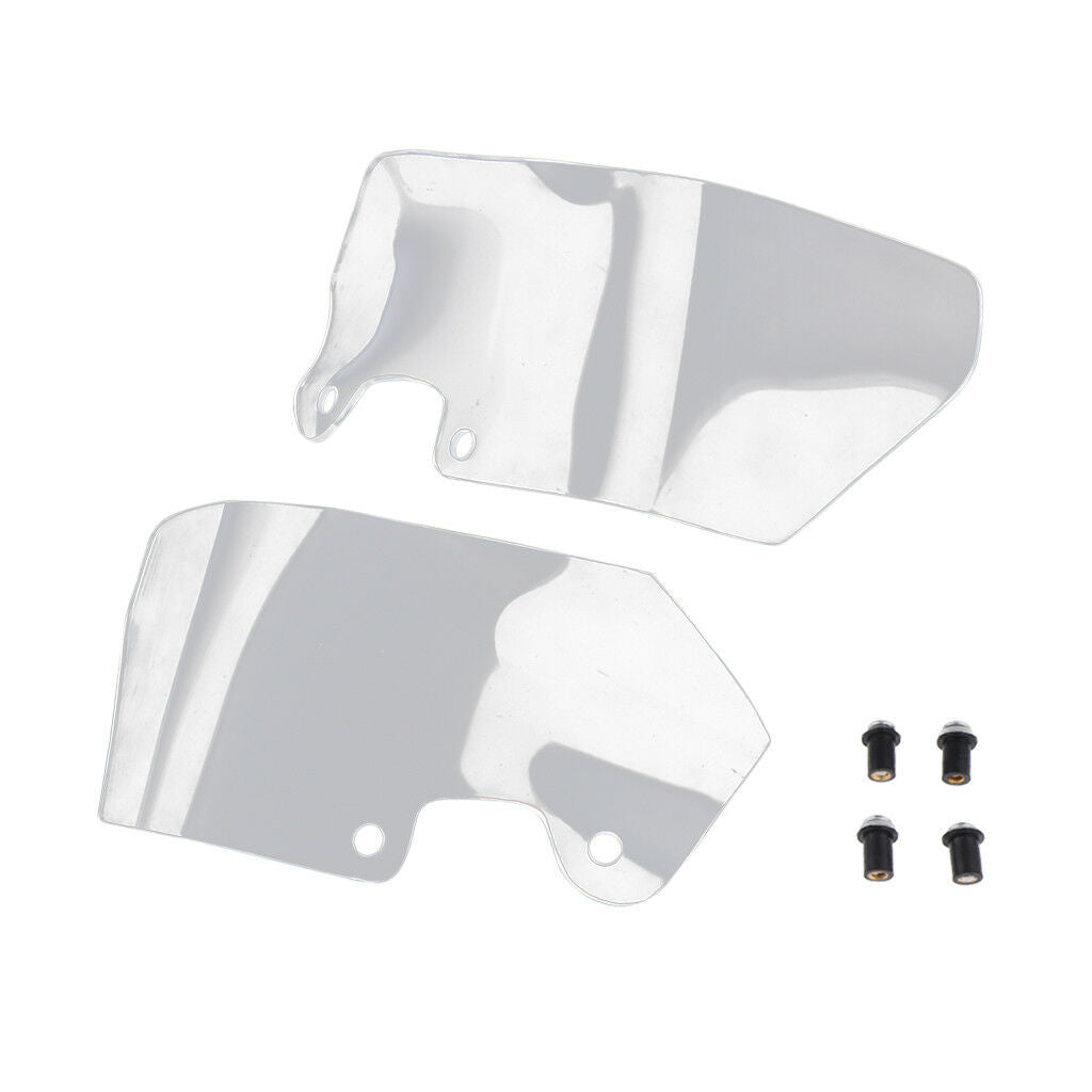 1 Pair Motorcycle Windshield Air Wind Deflectors for BMW R1200GS Clear
