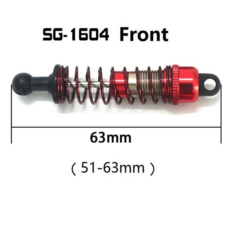 4Pcs Metal Front and Rear Shock Absorber for SG 1604 SG1604 UD 1602 UD1602 1/1Y3