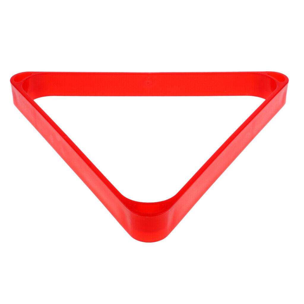 Eight Ball Pool Table Triangle Billiards Snooker Rack Repositioning Frame Red