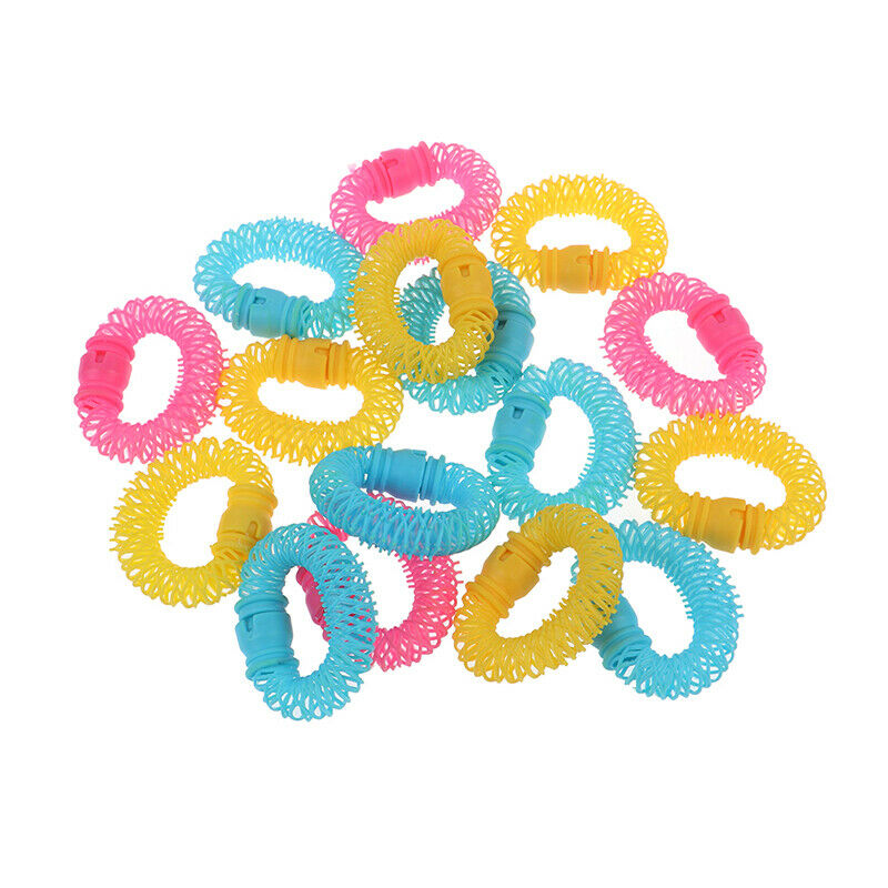16Pcs Magic Hair Curler Spiral Curls Roller Donuts Curl Hair Styling Tool.l8