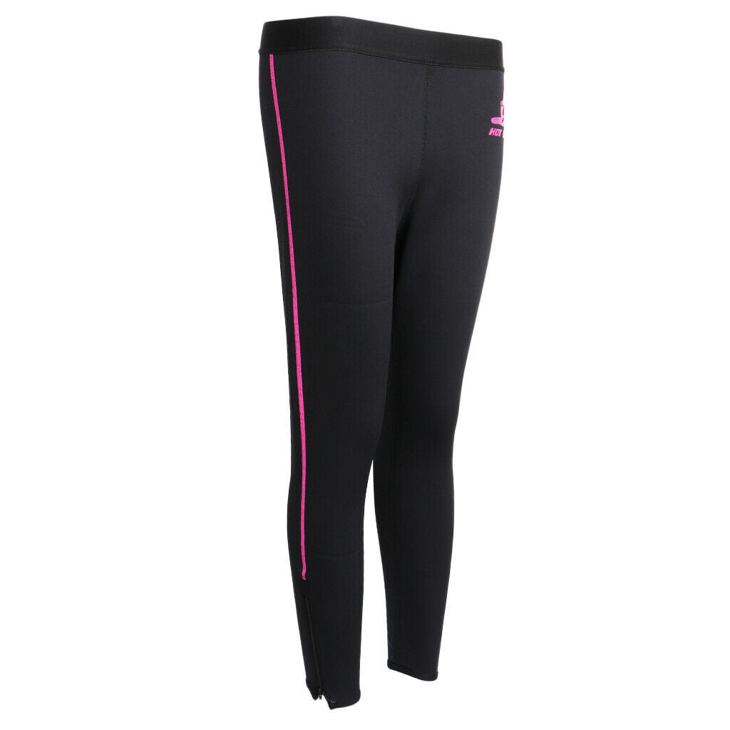 Women Neoprene Body Shaper   Burner Fitness Sport Yoga Gym Pants Pink XL