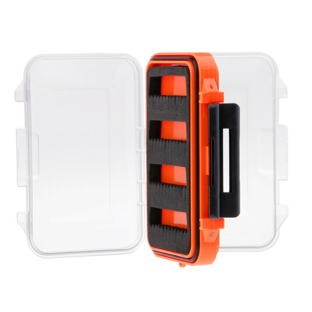 Fishing Lure Box Storage Waterproof Box Plastic Double Side Bait Hook Lures Case
