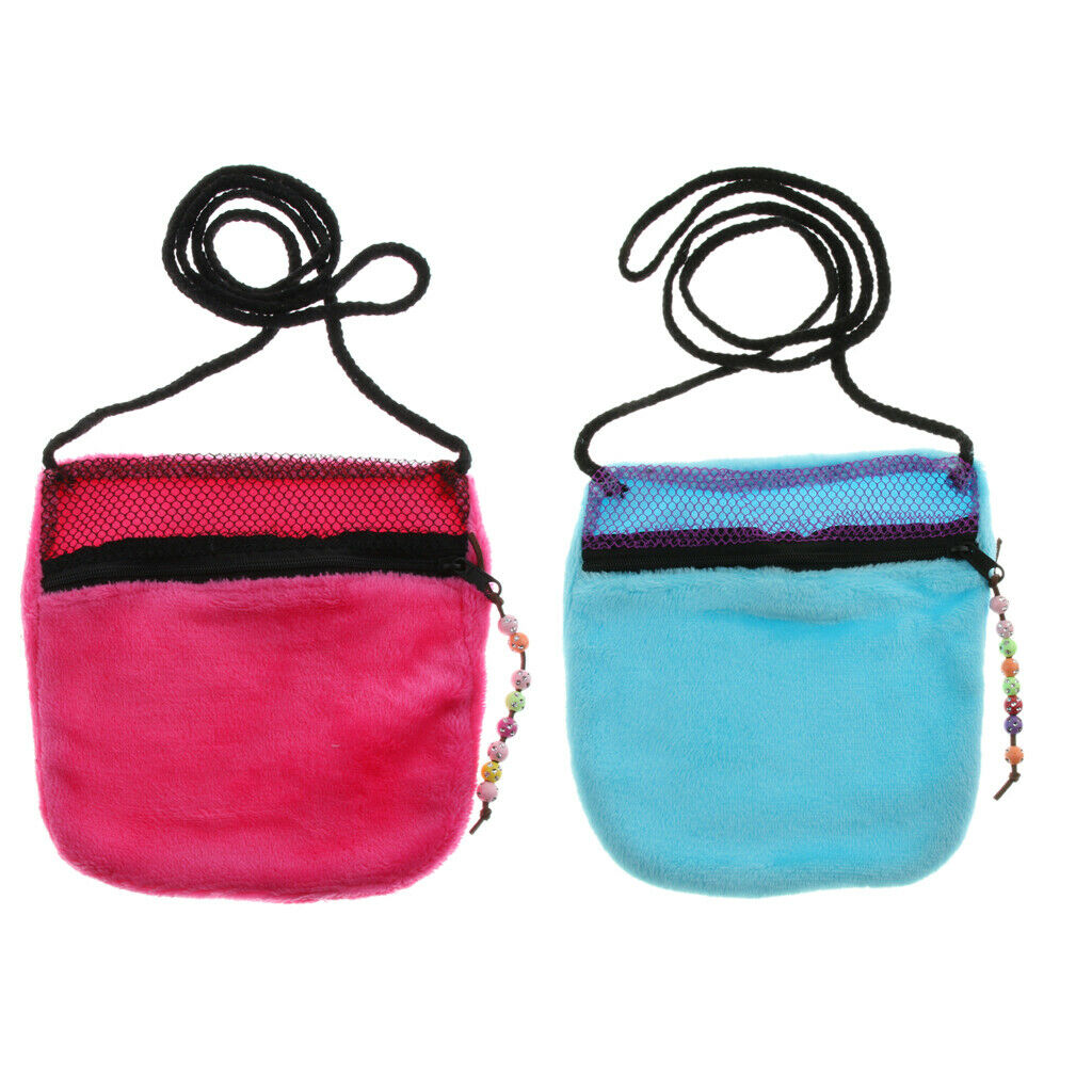 Small Animals Outdoor Travel Bag Hamster Sleep Bunting Comfortable Pink