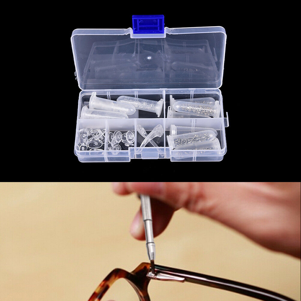 Eyeglass Sun Glasses Nose Pad Optical watch Screwdriver Repair Screws Nut Too Lt