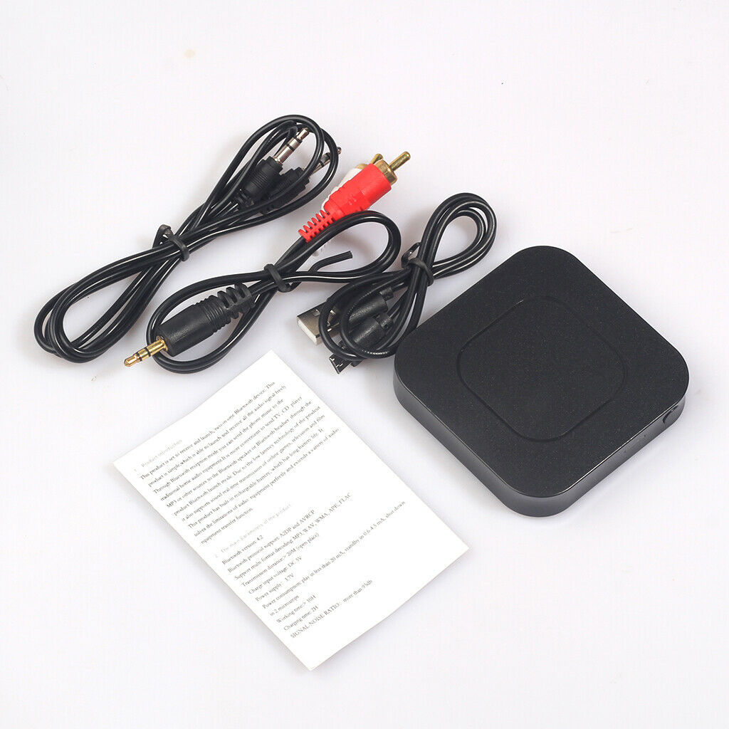 2-in-1 Transceiver w/ 3.5mm Male to RCA Male Cable HIFI Adapter for TV MP3