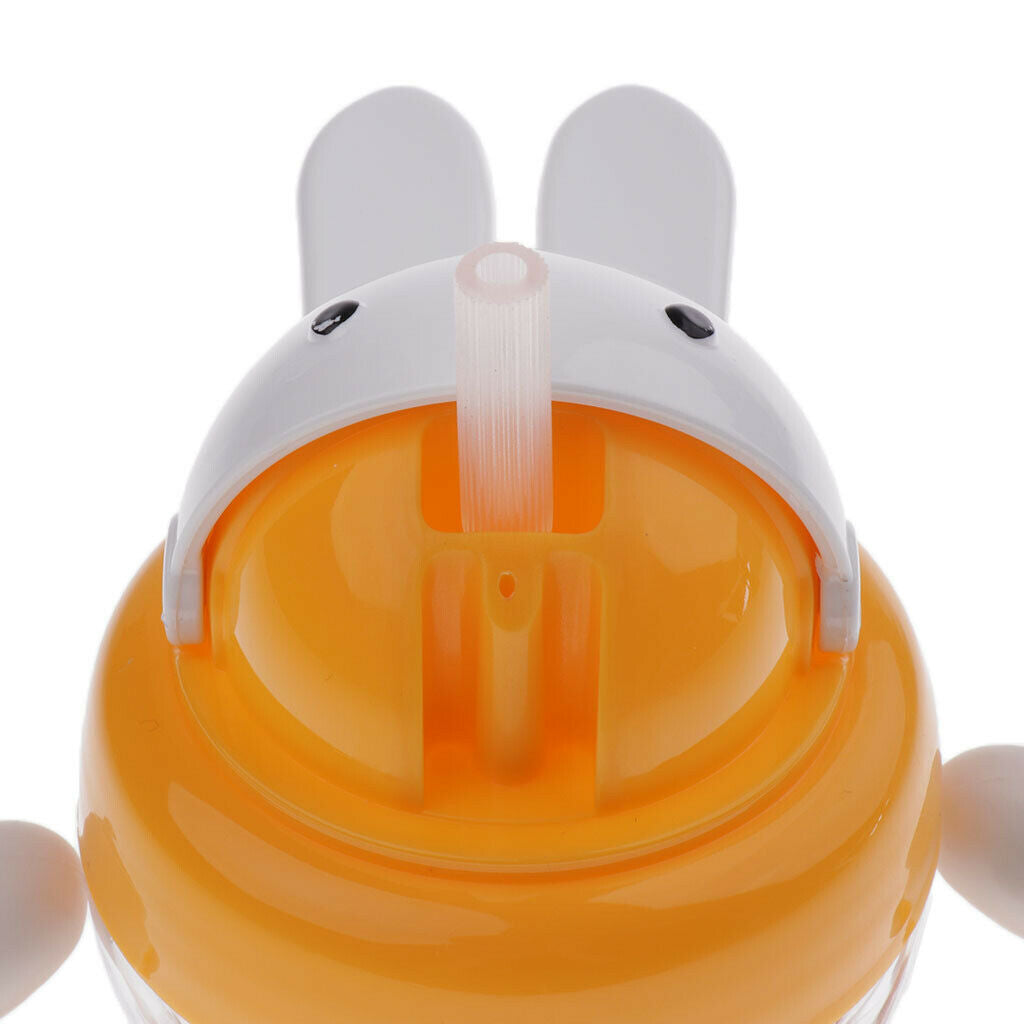 240 ML Baby Soft Spout Sippy Cup With Handles Style 2-Yellow