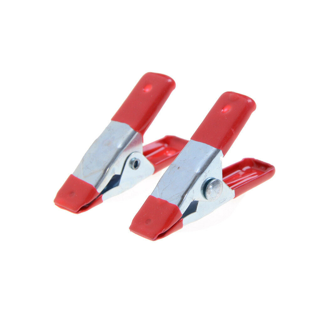 10PCS Metal Spring Clamps 2" Clip Soft Plastic Tips Grip Photos Craft  ~AUQ XC