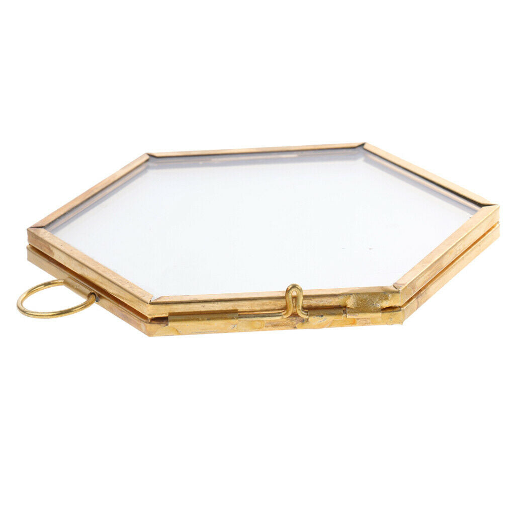 4PC Nordic Hanging Photo Frame Glass Metal Portrait Frame Wedding Supplies