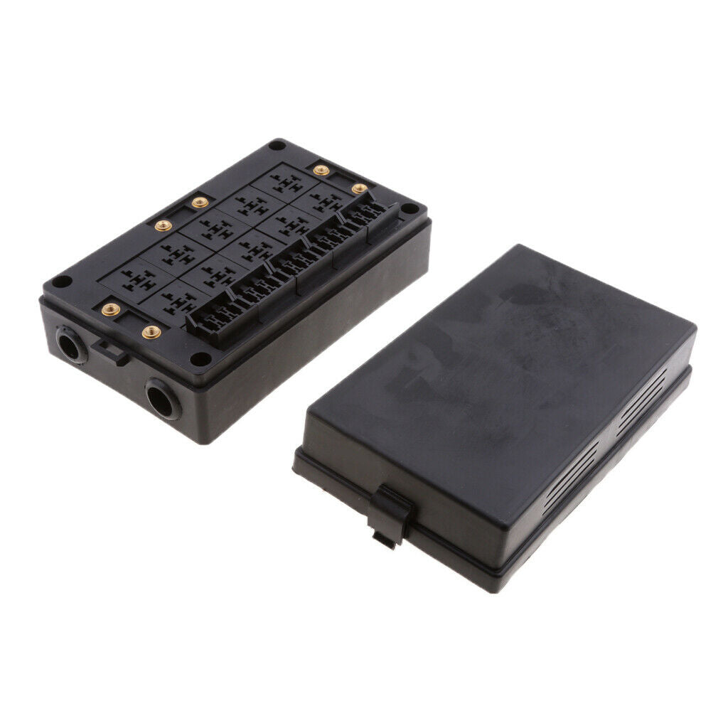 Universal Car Truck Vehicle 18 Way Blade Fuse Box - Waterproof Relay/ Fuse Block