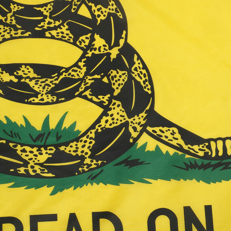 35*59In Dont Tread On Me Flag Yellow Tea Party Rattlesnake Gadsden Don’t TreBDD
