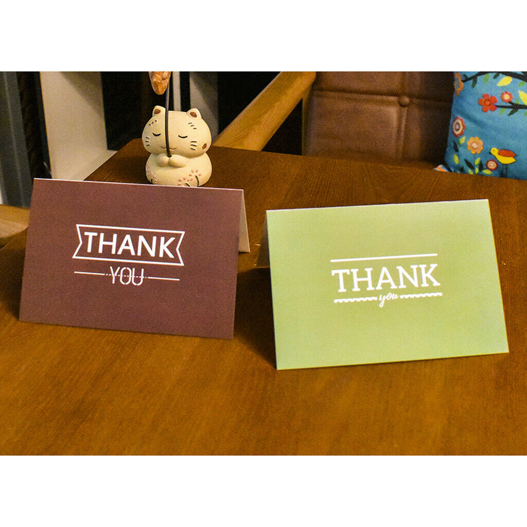 6 Sets Of Thank You Cards With Envelopes
