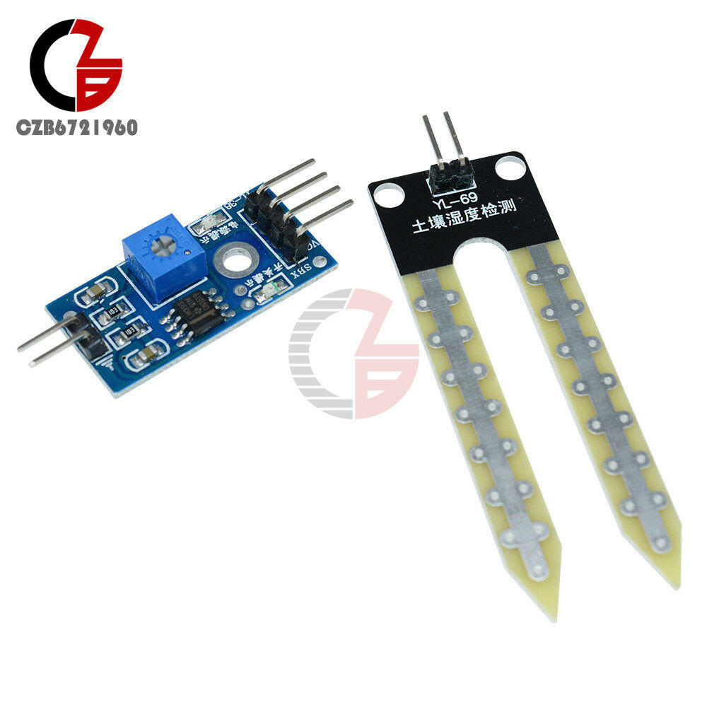 5PCS Soil Hygrometer Detection Module Soil Moisture Sensor For arduino