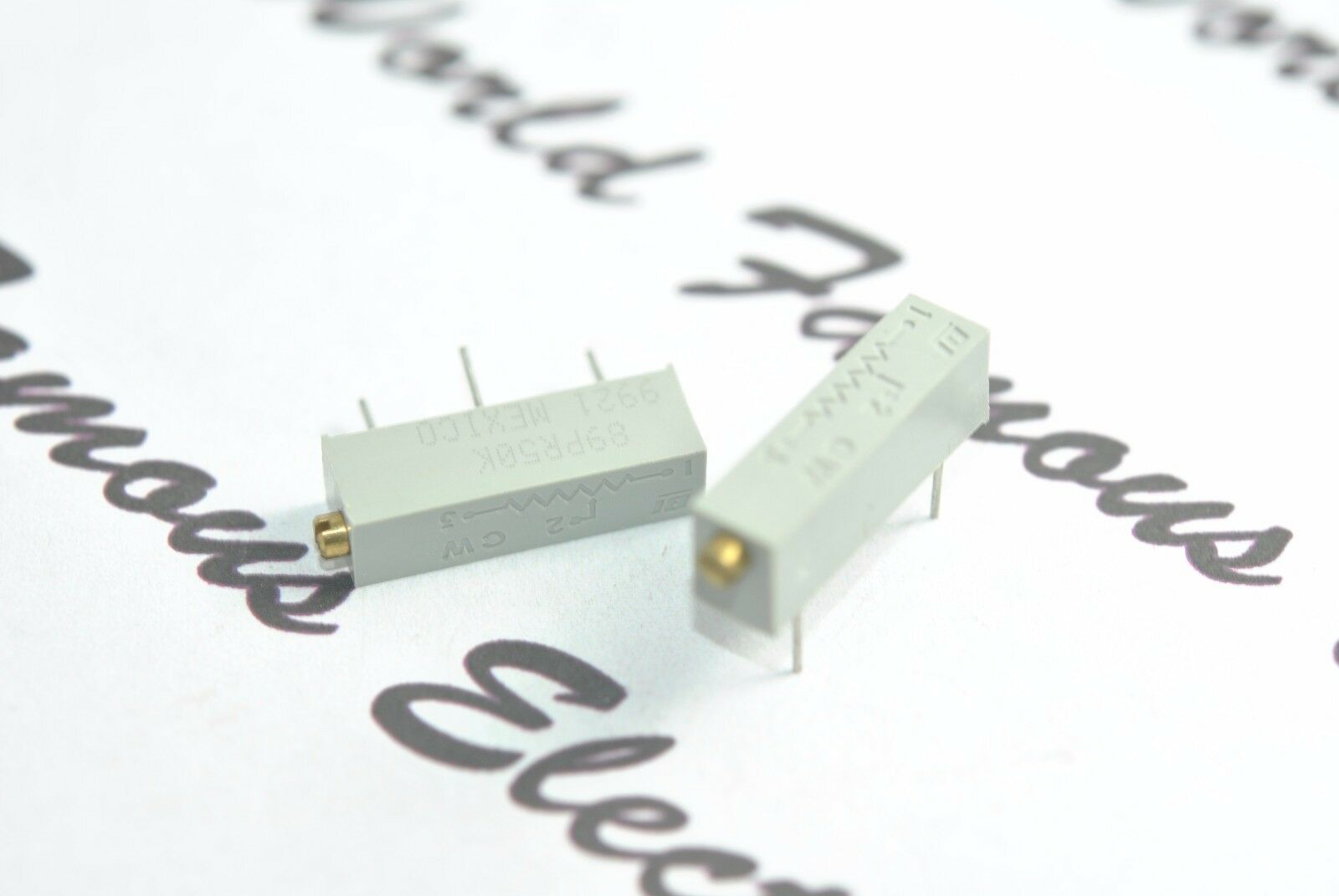 10pcs-BECKMAN 50K 89PR50K Multiturn 15 Turns Potentiometer / Trimmer