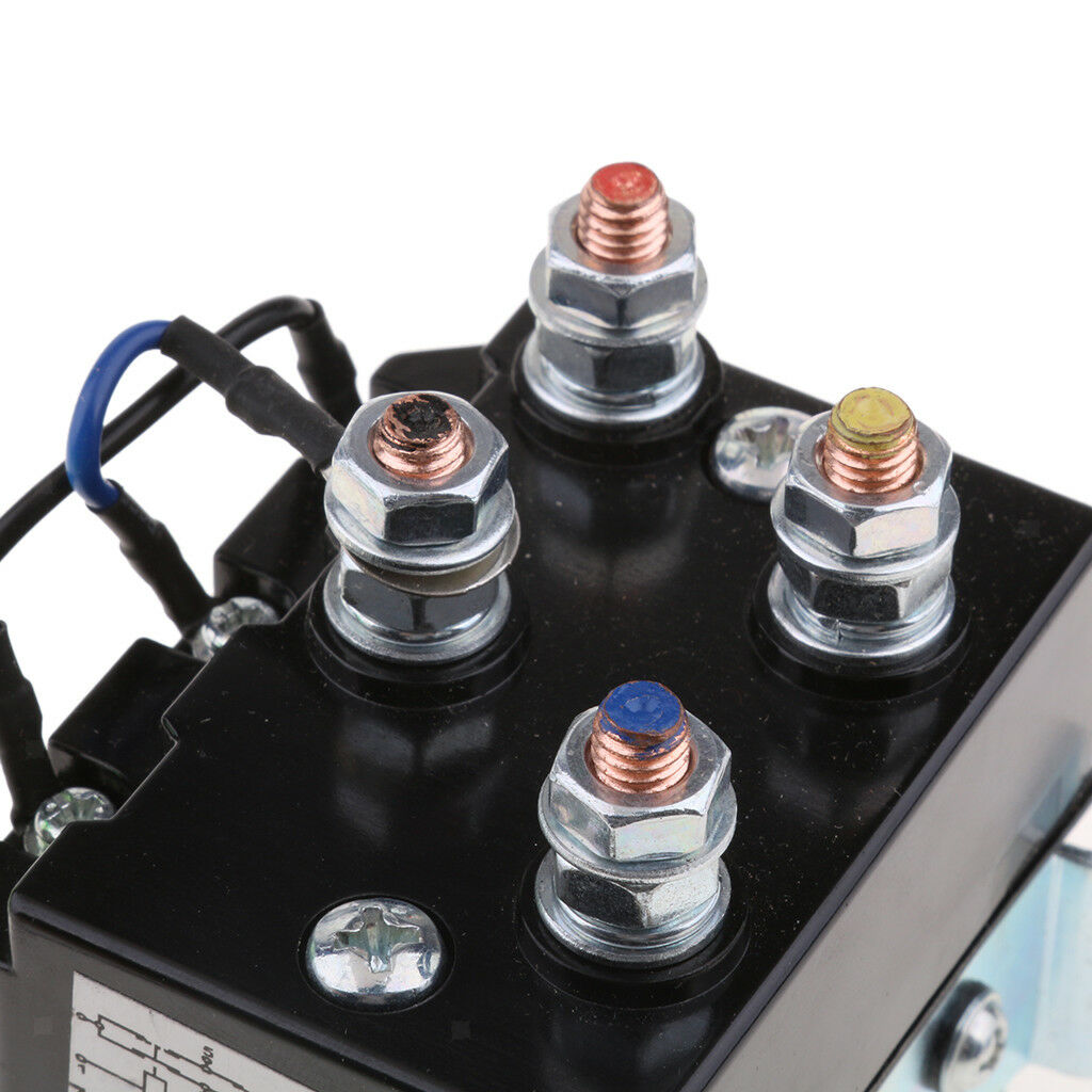 Universal 200AMP 12V Solenoid Relay Contactor Switch for ATV Winch